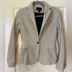 Cynthia Rowley Seersucker Blazer XS